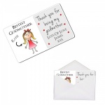 Personalised Bestest Godmother Metal Wallet / Purse Sentimental Card